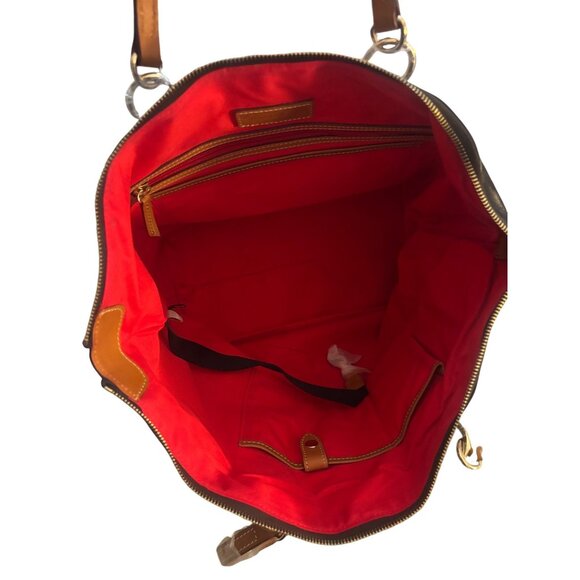 Dooney & Bourke O-Ring Shopper Black Leather Tote Bag NWT 5P832 BL $268 MSRP - Picture 8 of 15